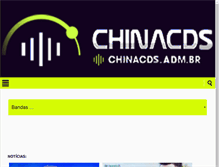 Tablet Screenshot of chinacds.net.br